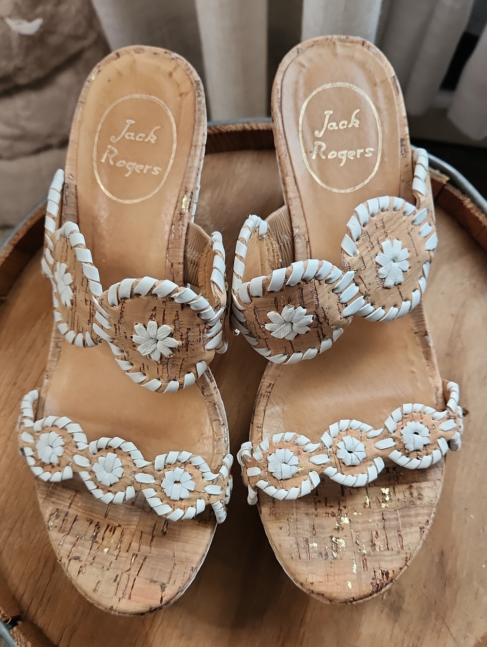 Jack Roger's Wedge Sandals Size 7M - Picture 2 of 12